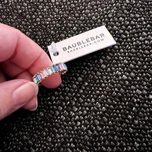 NWT Size 8 Baublebar Ring with multicolored stones